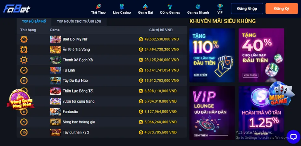 Chương trình VIP bet69